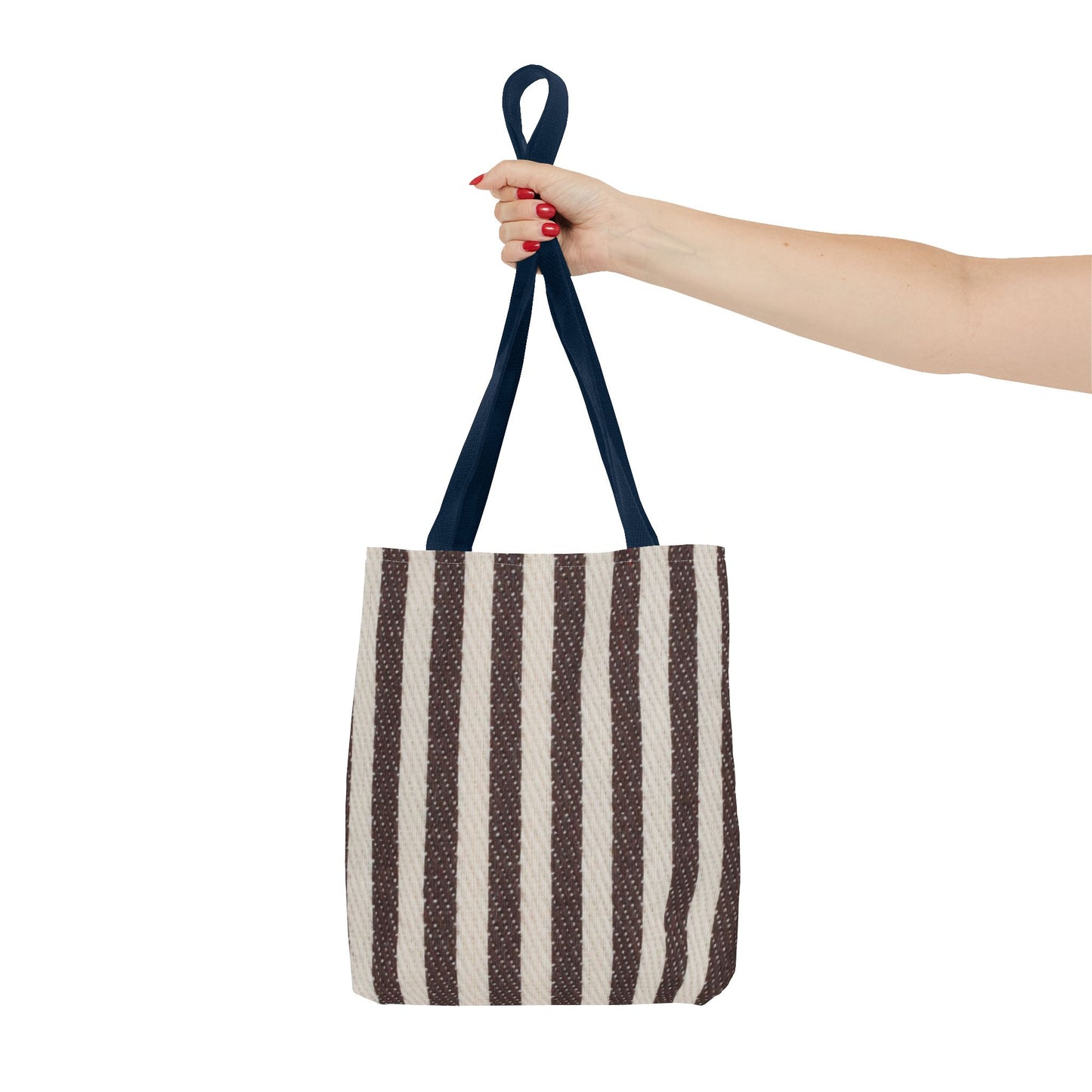 Striped Canvas Tote Bag – Lightweight Everyday Travel & Market Tote