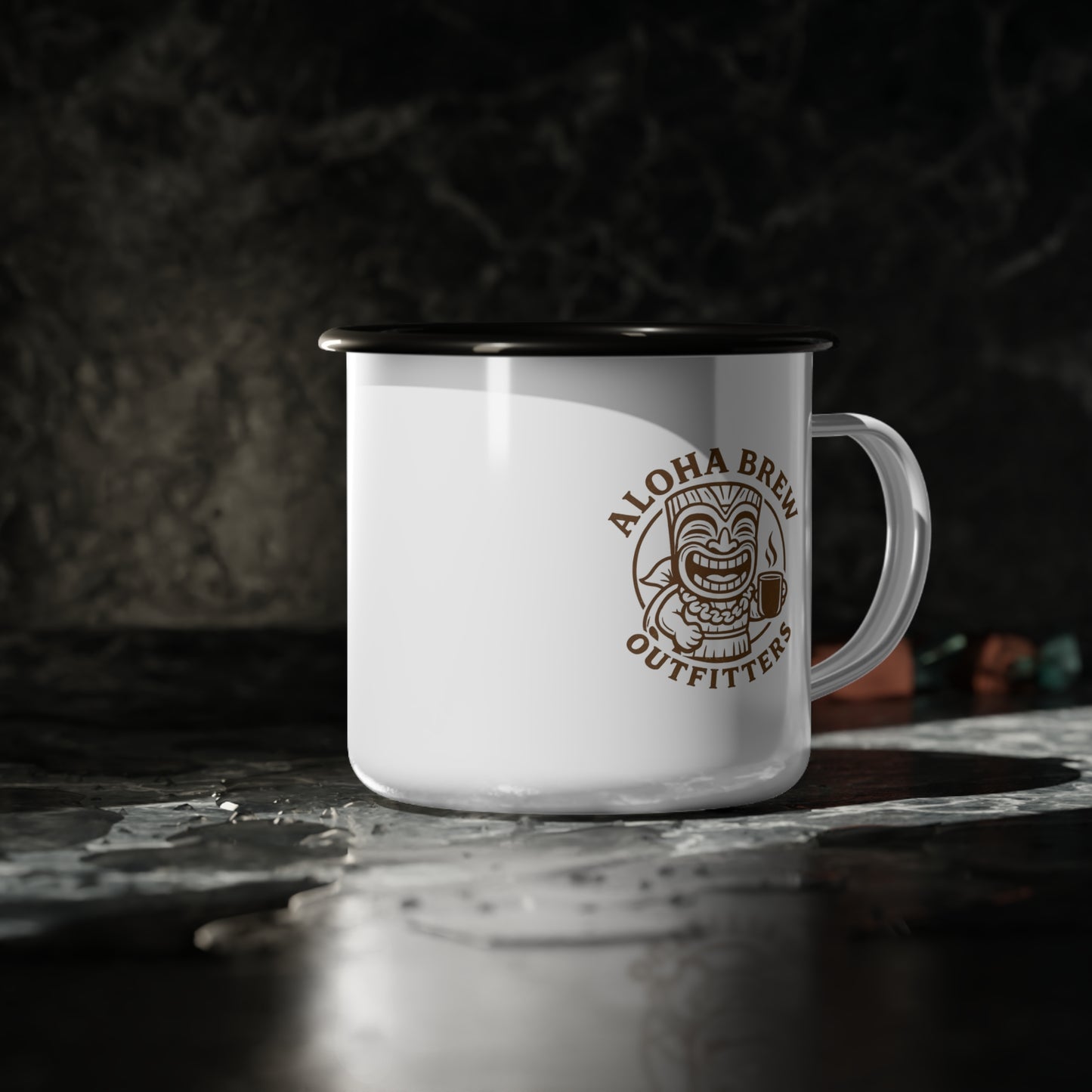 Durable enamel mug for everyday and outdoor use