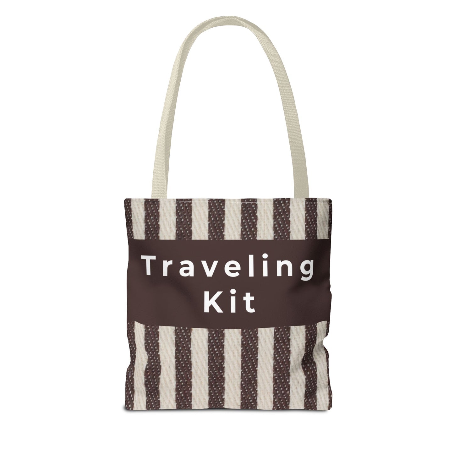 Striped Canvas Tote Bag – Lightweight Everyday Travel & Market Tote