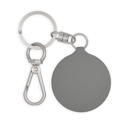 Durable metal clip keychain attached to bag