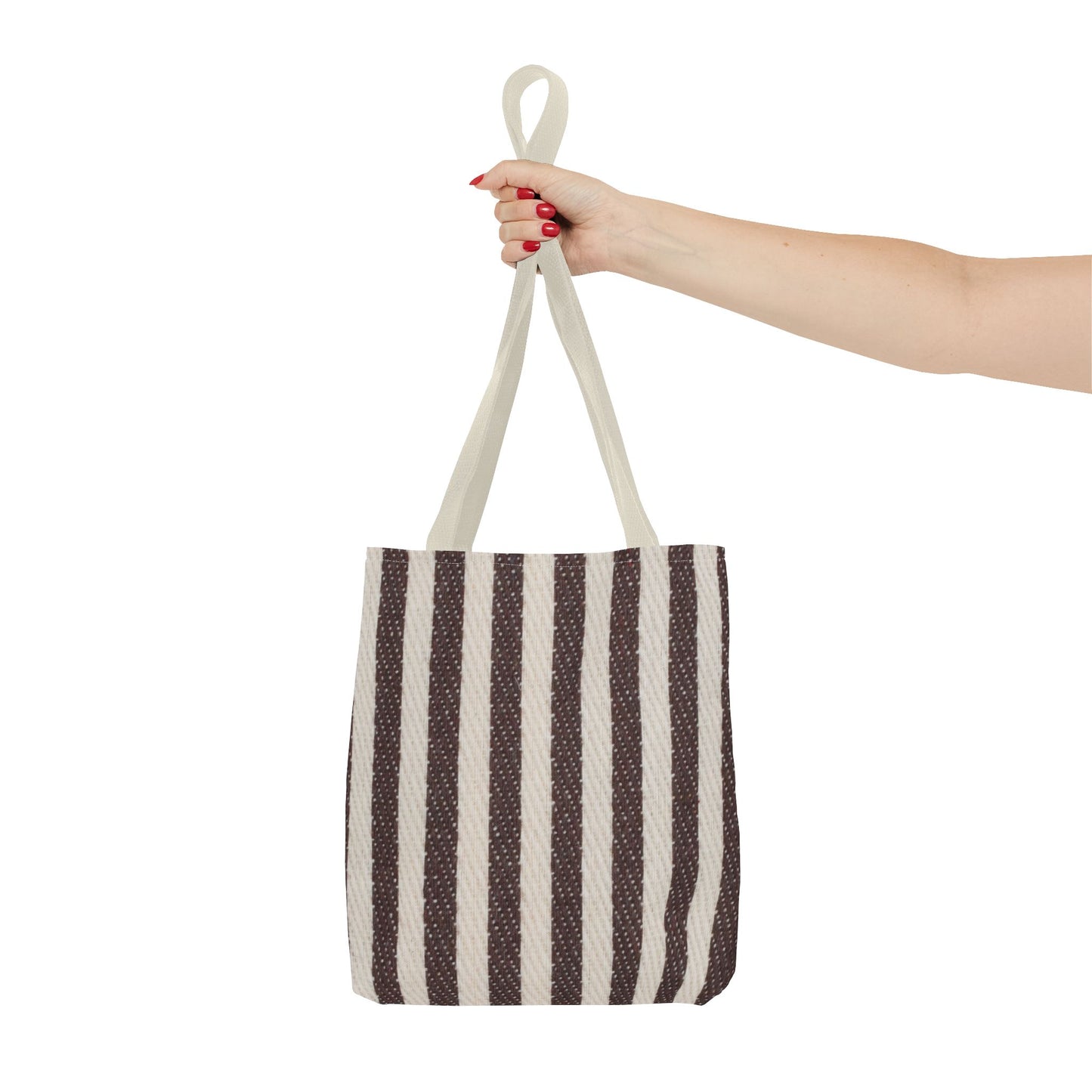 Striped Canvas Tote Bag – Lightweight Everyday Travel & Market Tote