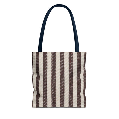 Striped Canvas Tote Bag – Lightweight Everyday Travel & Market Tote