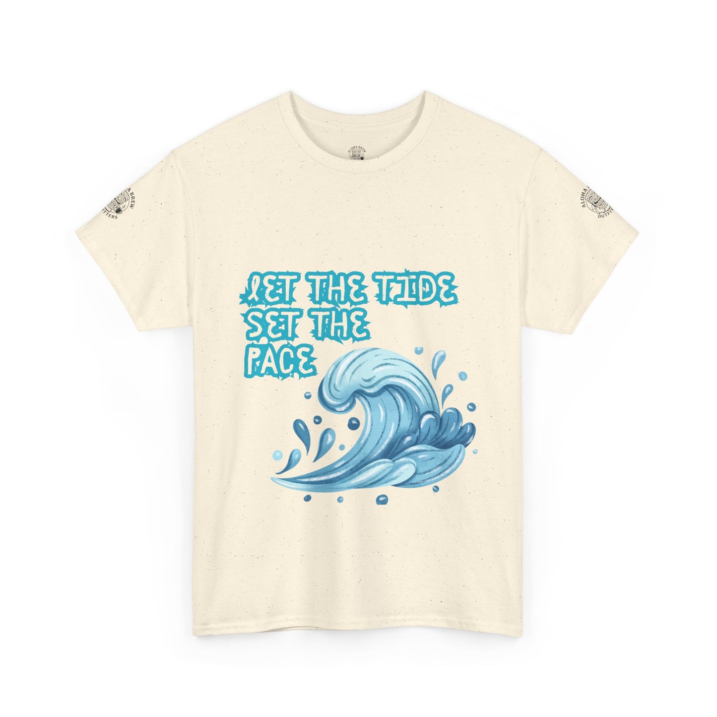 Let The Tide Set The Pace Tee – Ocean Wave Graphic T-Shirt