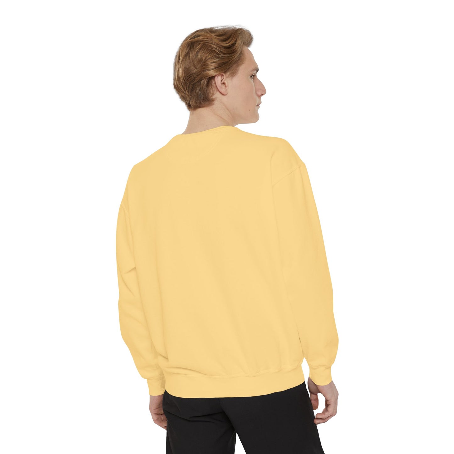 Casual blue sweatshirt relaxed fit everyday wear
