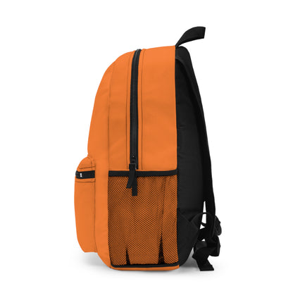 Lightweight Orange Tiki Backpack – Durable Everyday Travel & School Backpack