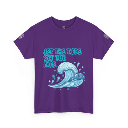 Let The Tide Set The Pace Tee – Ocean Wave Graphic T-Shirt