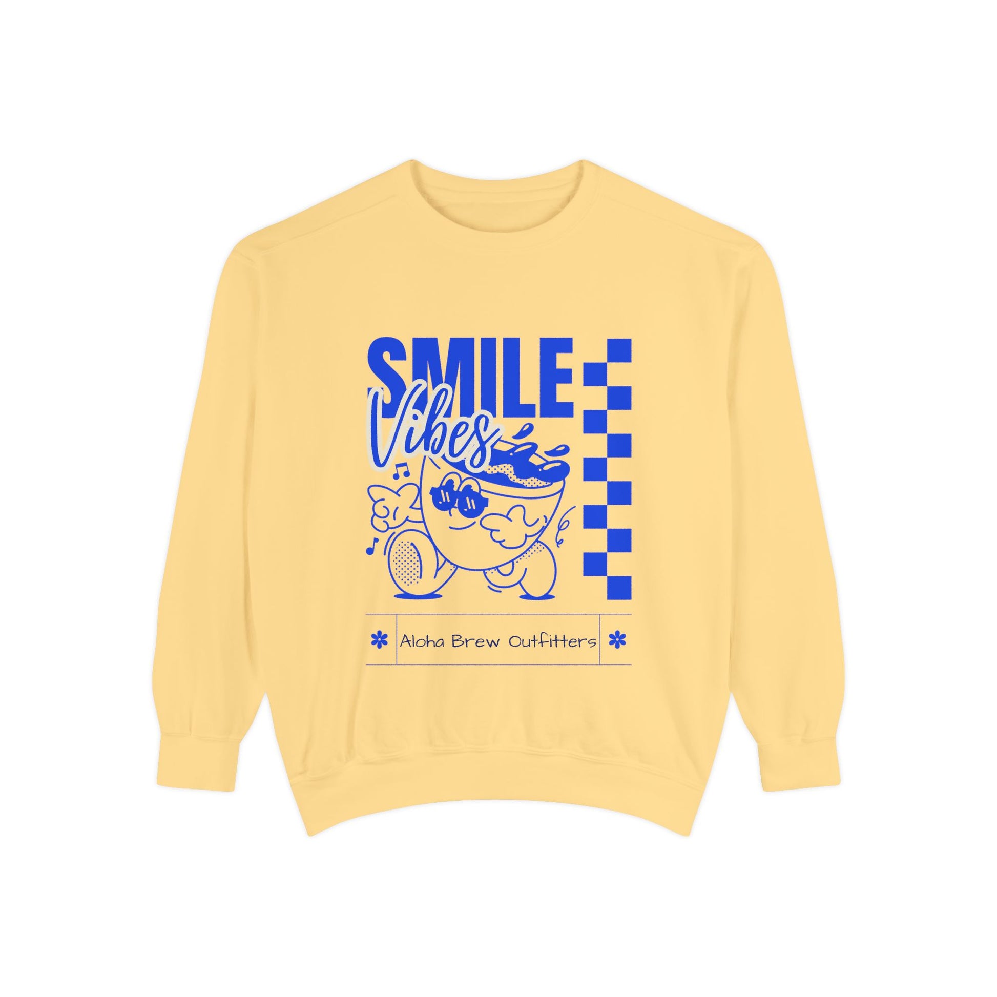 Cute cartoon crewneck sweatshirt casual streetwear style
