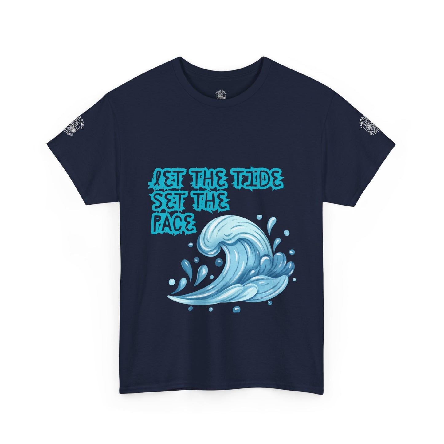 Let The Tide Set The Pace Tee – Ocean Wave Graphic T-Shirt