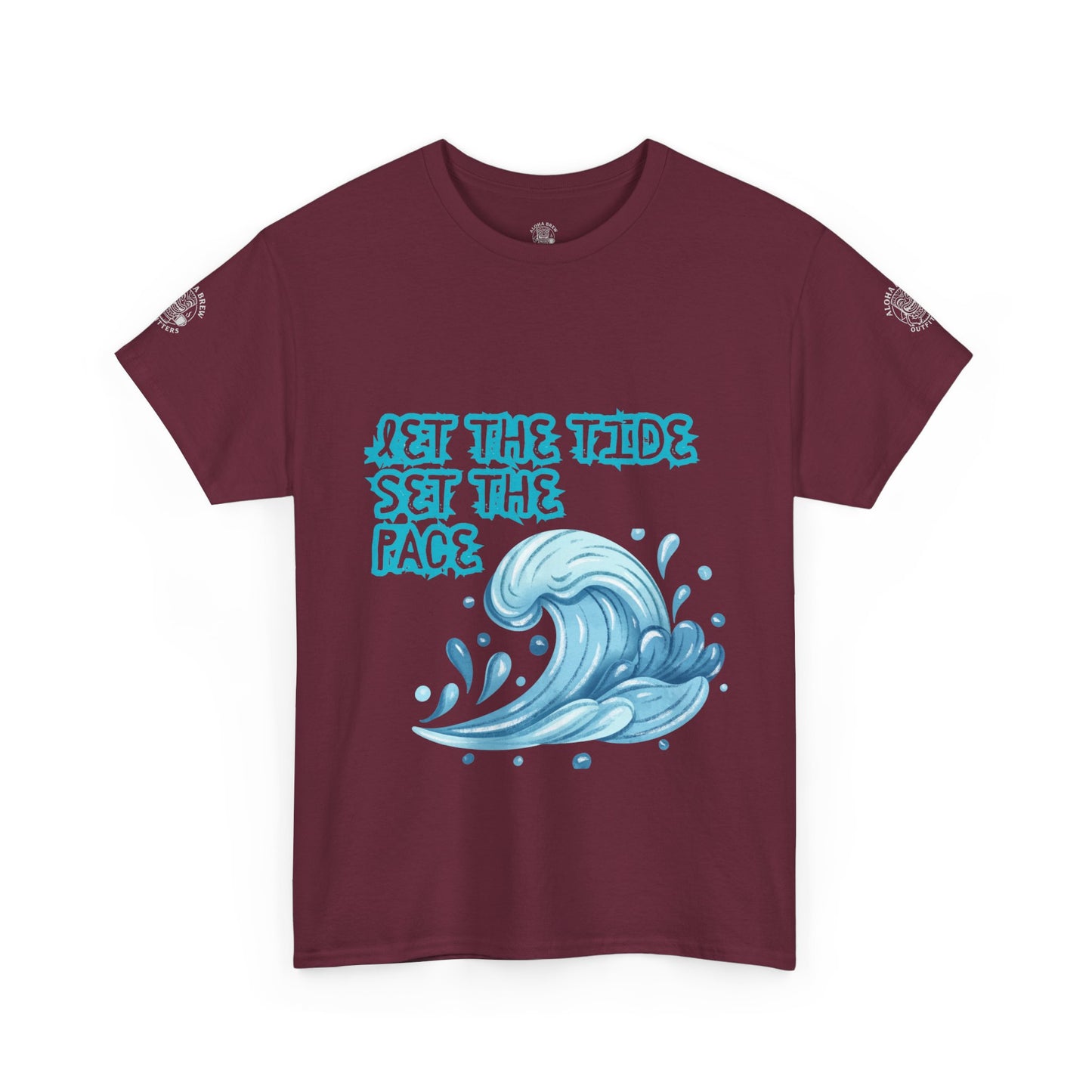 Let The Tide Set The Pace Tee – Ocean Wave Graphic T-Shirt