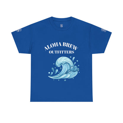 Ocean wave t-shirt unisex relaxed fit aloha brew outfitters
