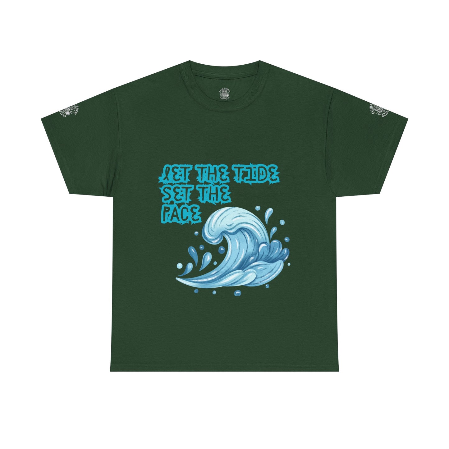 Let The Tide Set The Pace Tee – Ocean Wave Graphic T-Shirt