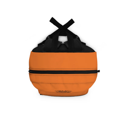 Lightweight Orange Tiki Backpack – Durable Everyday Travel & School Backpack