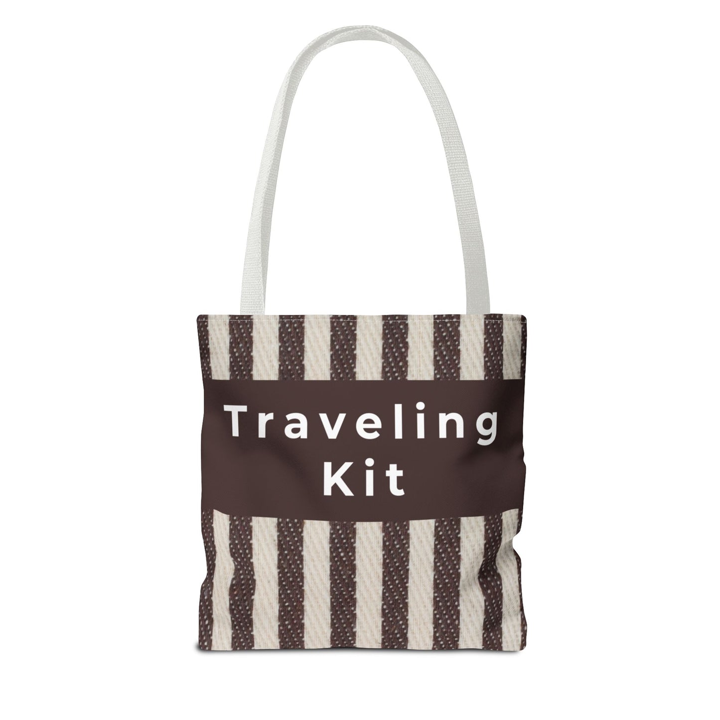 Striped Canvas Tote Bag – Lightweight Everyday Travel & Market Tote