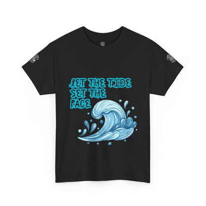 Let The Tide Set The Pace Tee – Ocean Wave Graphic T-Shirt