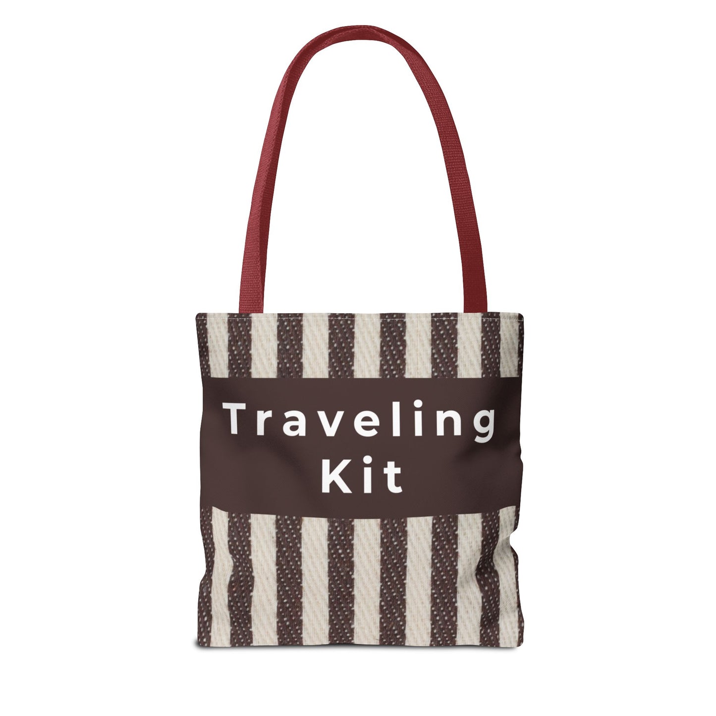 Striped Canvas Tote Bag – Lightweight Everyday Travel & Market Tote