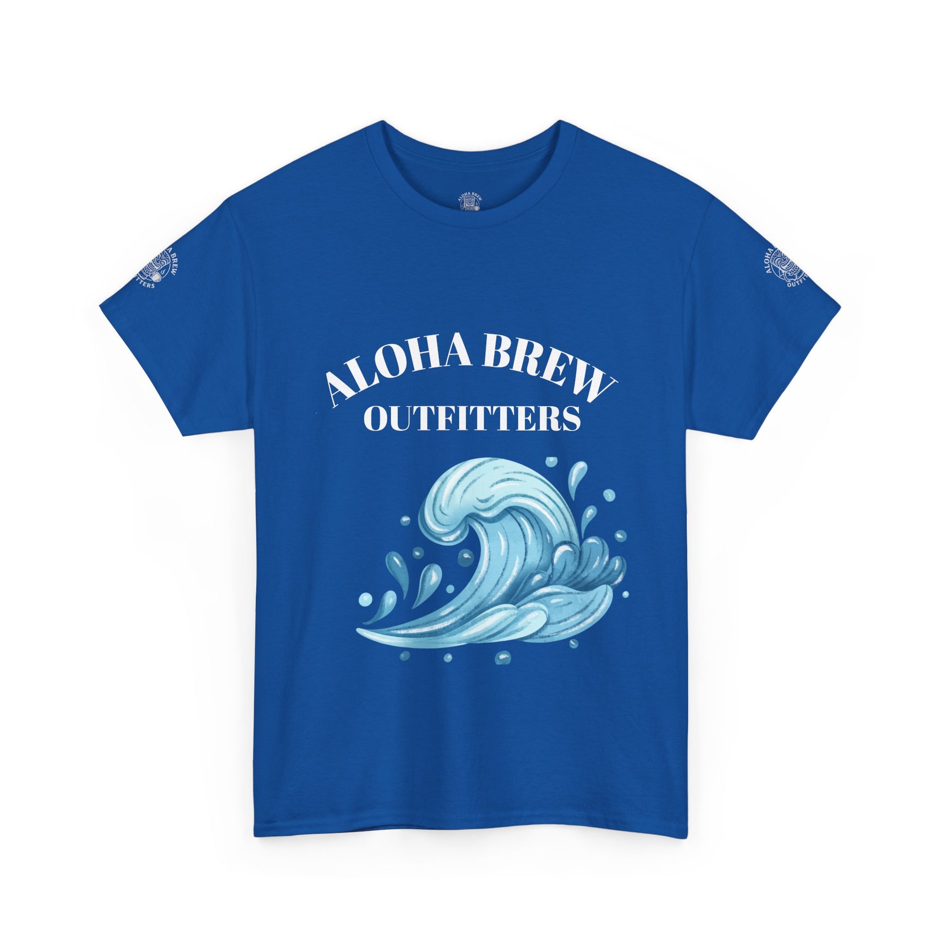 Ocean wave t-shirt unisex relaxed fit aloha brew outfitters
