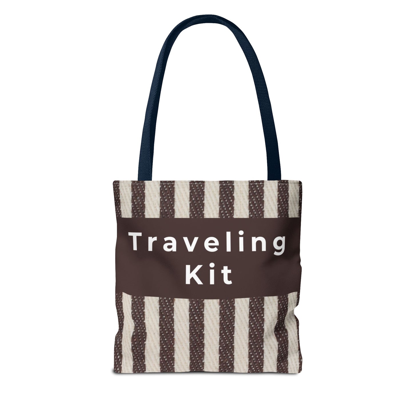 Striped Canvas Tote Bag – Lightweight Everyday Travel & Market Tote