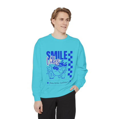 Casual blue sweatshirt relaxed fit everyday wear
