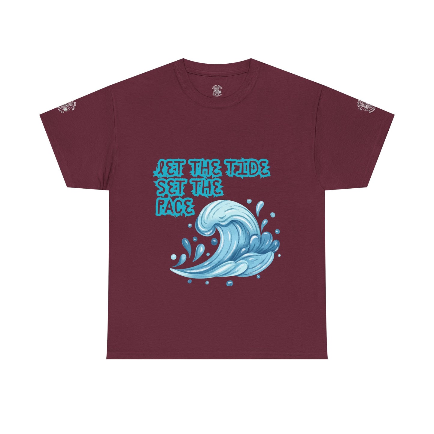 Let The Tide Set The Pace Tee – Ocean Wave Graphic T-Shirt