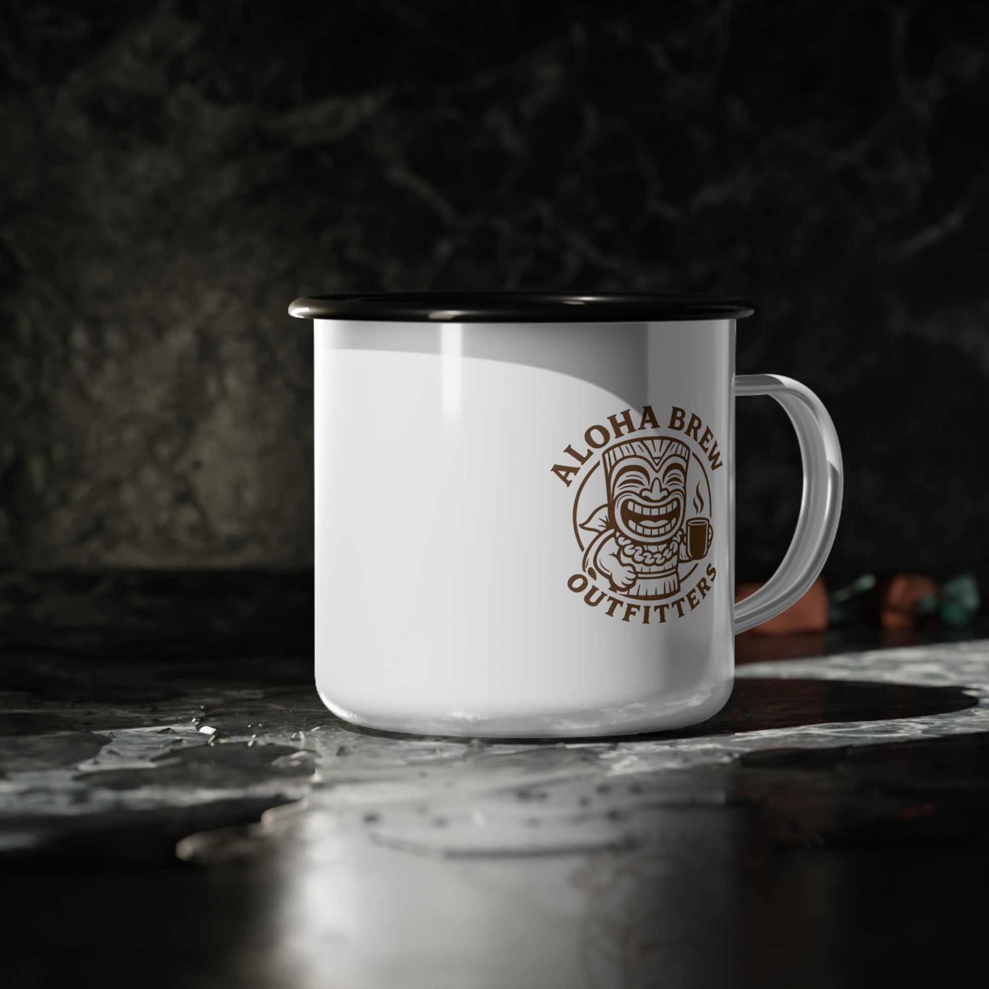 Durable enamel mug for everyday and outdoor use
