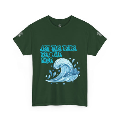 Let The Tide Set The Pace Tee – Ocean Wave Graphic T-Shirt