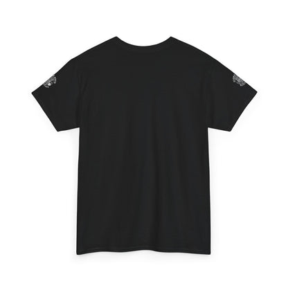Lightweight white graphic tee summer casual outfit
