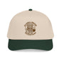 Beige and green cap with Aloha Brew Outfitters logo on a white background