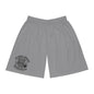 Grey athletic shorts with aloha brew outfitters graphic logo