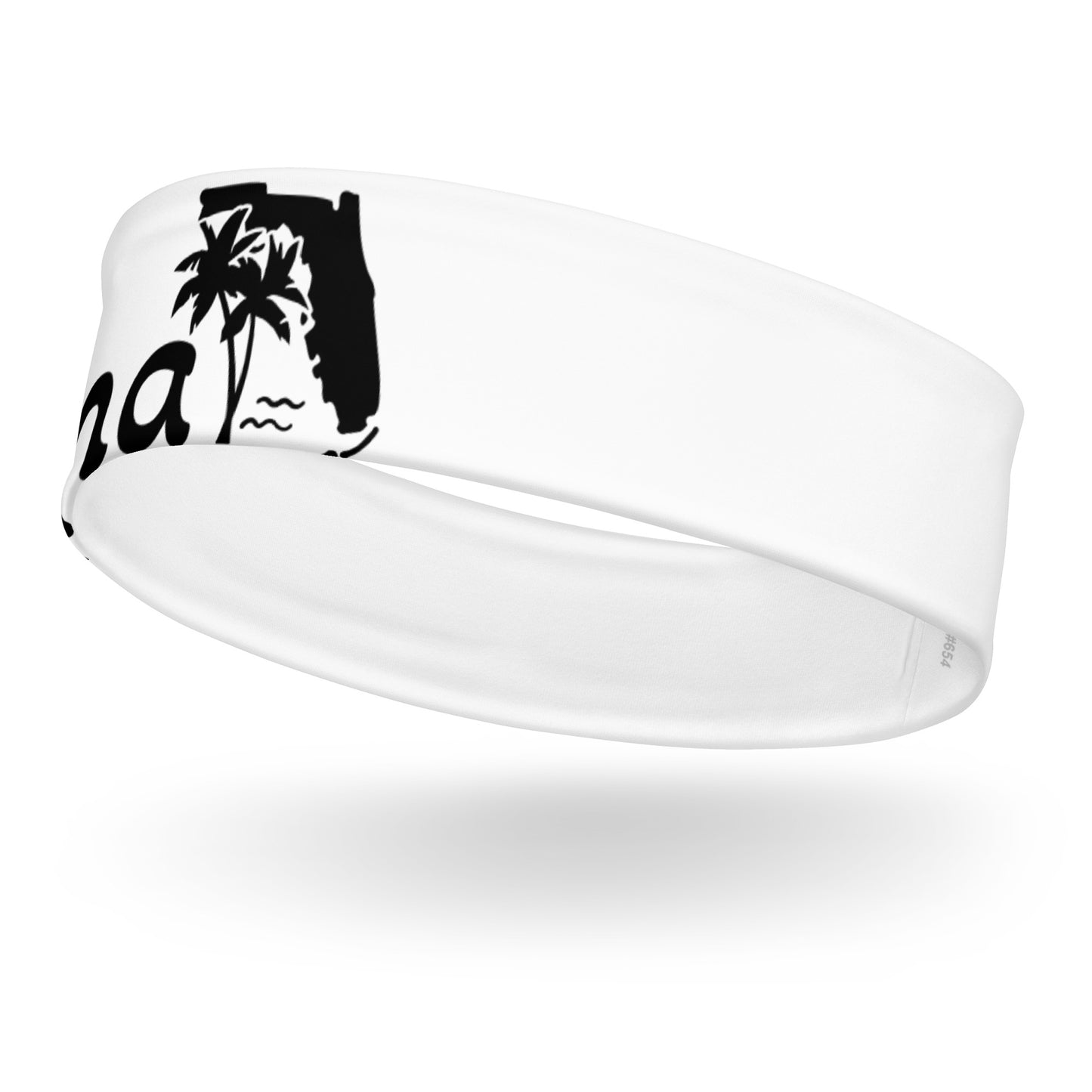 Stretch-fit workout headband for running and gym