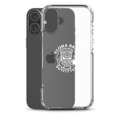 Aloha Brew iPhone case clear design front view