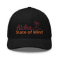 Black Aloha State of Mind trucker hat front view