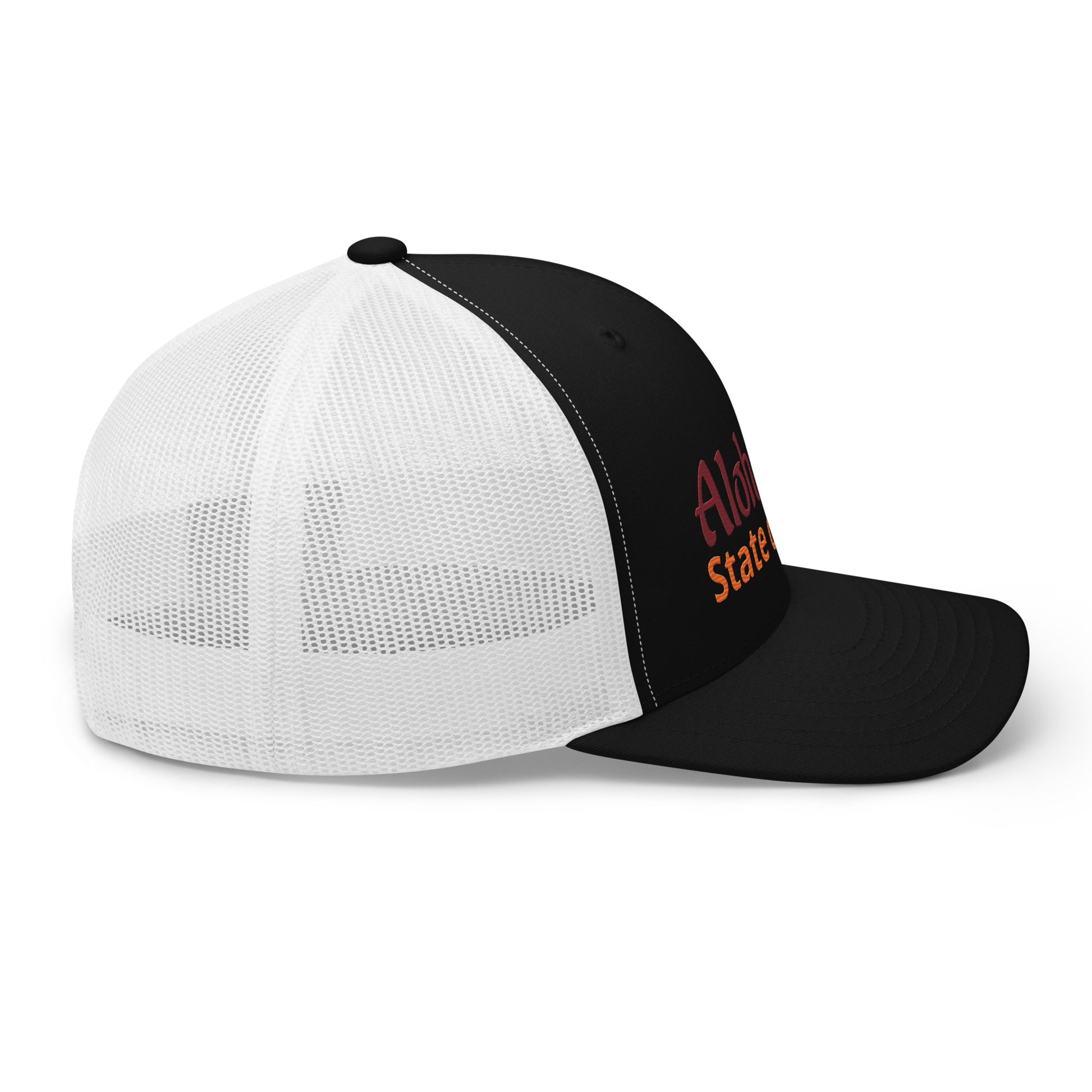 Embroidered Aloha State of Mind mesh cap side angle