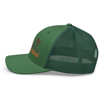 Embroidered Aloha State of Mind mesh cap side angle