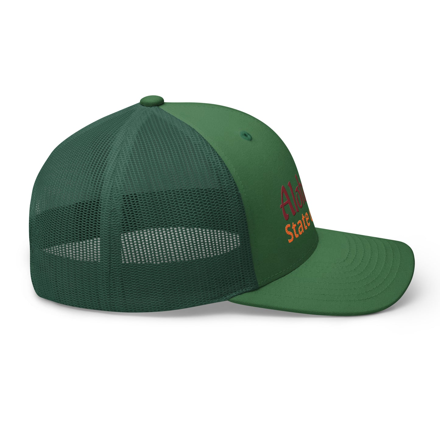 Embroidered Aloha State of Mind mesh cap side angle