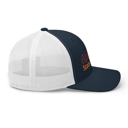 Embroidered Aloha State of Mind mesh cap side angle