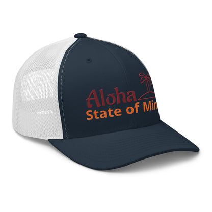 Lifestyle shot of man wearing Aloha State of Mind hat