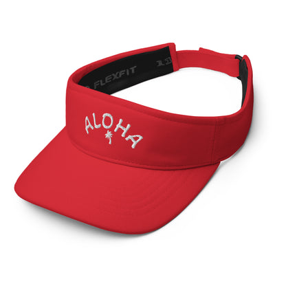 Side view of breathable visor with adjustable strap